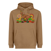 Toasted Coconut blessed afro woman hands Heavyweight Hoodie - AdoDesignShop