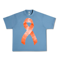 Pebble Blue kidney cancer ribbon fa element Urban Heavy Tee - FaDigitalArtStudio