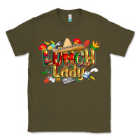 Army Green cinco de mayo lunch lady Classic Tee - CowGirlArtShop