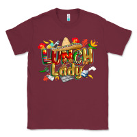 Burgundy cinco de mayo lunch lady Classic Tee - CowGirlArtShop