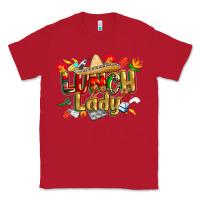 Red cinco de mayo lunch lady Classic Tee - CowGirlArtShop