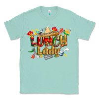 Seafoam cinco de mayo lunch lady Classic Tee - CowGirlArtShop