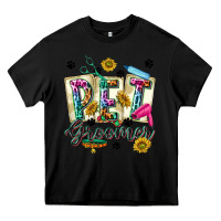 Black Western Pet Groomer Heavy Core Tee - texasbilliewilder