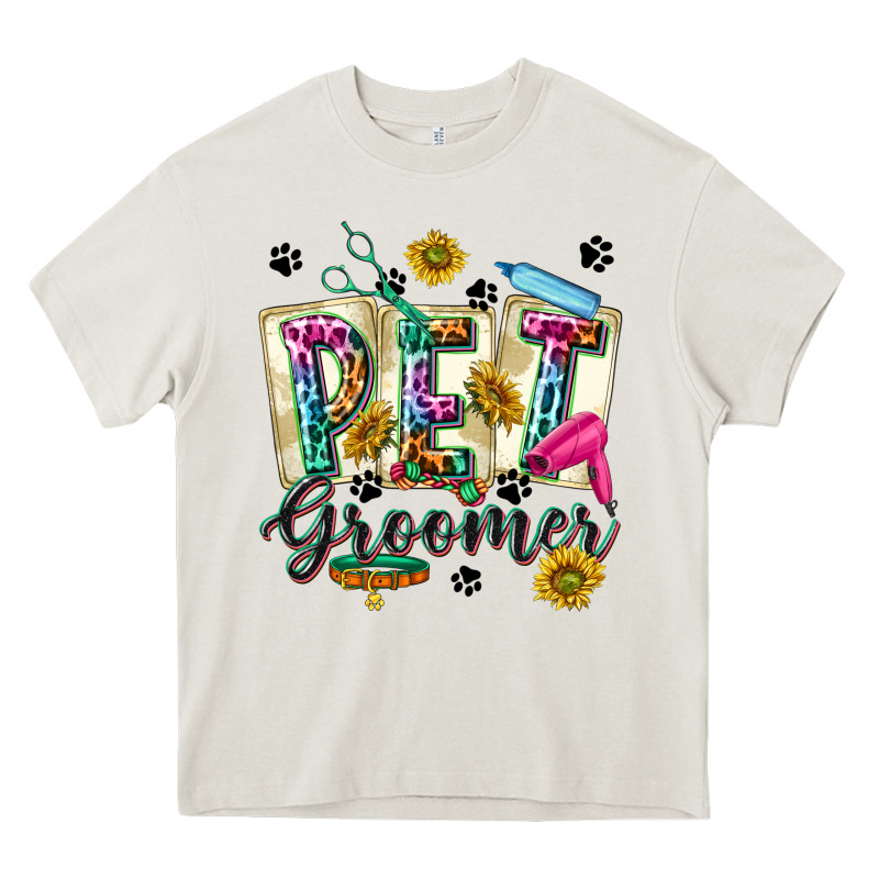Western Pet Groomer Heavy Core Tee by texasbilliewilder | Teevron