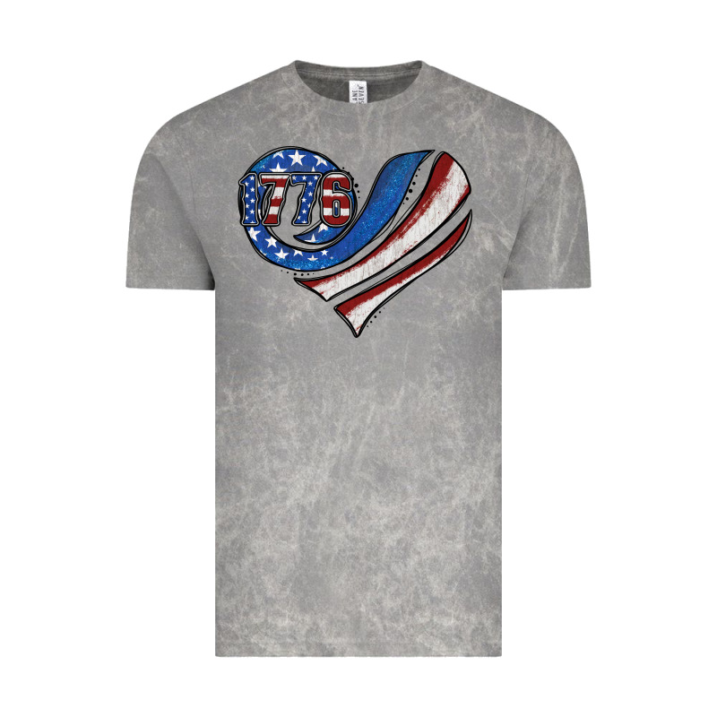 American Flag Heart Vintage Tee by Jasminsmagicworld | Teevron