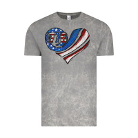 Cloud Rock american flag heart Vintage Tee - Jasminsmagicworld