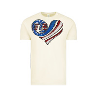 Vintage Arctic american flag heart Vintage Tee - Jasminsmagicworld
