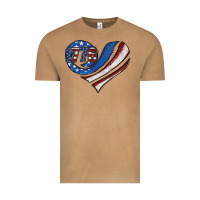 Vintage Camel american flag heart Vintage Tee - Jasminsmagicworld