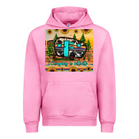 Fuchsia Pink camping is intents Urban Hoodie - JahusDesignShop