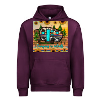 Mauve Wine camping is intents Urban Hoodie - JahusDesignShop