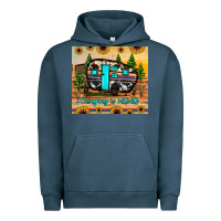 Pigment Midnight Navy camping is intents Urban Hoodie - JahusDesignShop