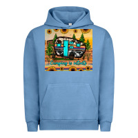 Pigment Pebble Blue camping is intents Urban Hoodie - JahusDesignShop