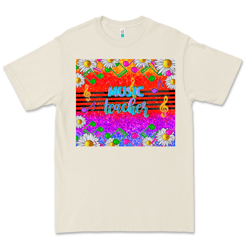 Rainbow Music Teacher Premium Tee by TumblerDesignByShophia | Teevron