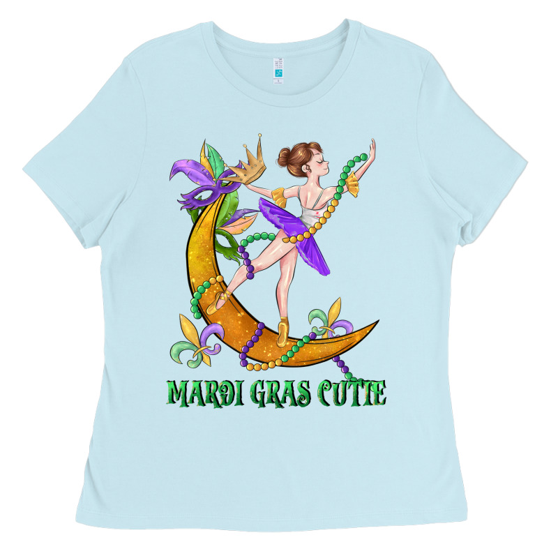 Mardi Gras Cutie Ladies Tee by CowGirlArtShop | Teevron