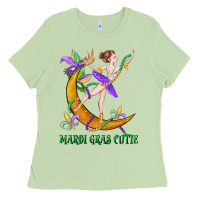 Matcha mardi gras cutie Ladies Tee - CowGirlArtShop