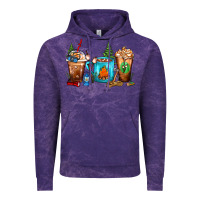 Cloud Purple Camping Coffee Cups Vintage Hoodie - FaDigitalArtStudio