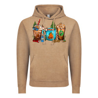 Vintage Coffee Camping Coffee Cups Vintage Hoodie - FaDigitalArtStudio