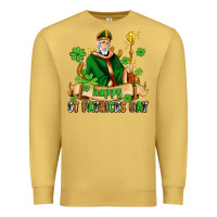 Antique Gold happy st patricks day with st patricks Premium Sweatshirt - AdoDesignShop