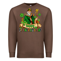 Chestnut happy st patricks day with st patricks Premium Sweatshirt - AdoDesignShop