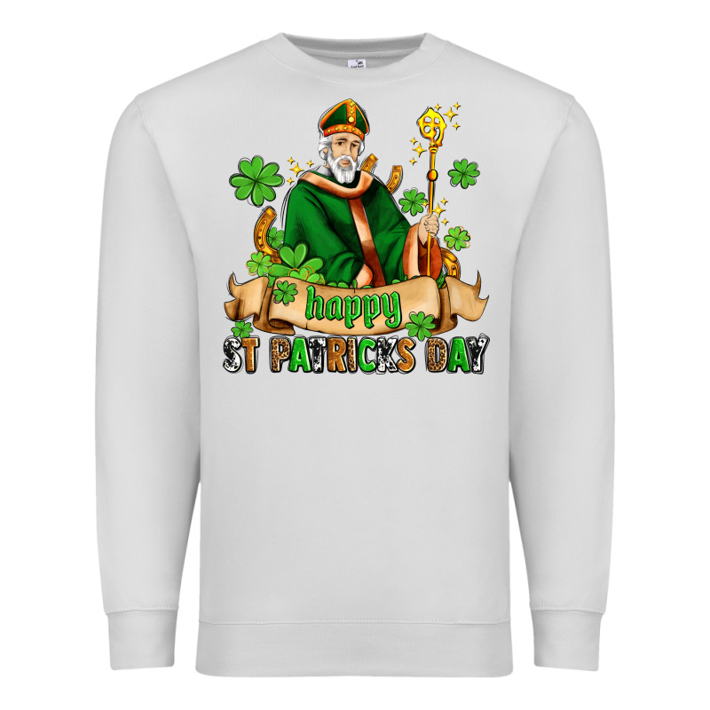 Happy St Patricks Day With St Patricks Premium Sweatshirt by AdoDesignShop | Teevron