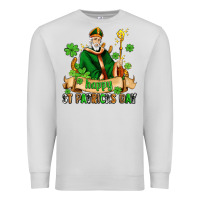 Dove Grey happy st patricks day with st patricks Premium Sweatshirt - AdoDesignShop
