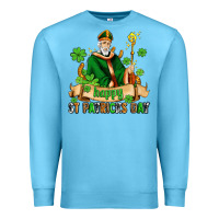 Ocean Blue happy st patricks day with st patricks Premium Sweatshirt - AdoDesignShop