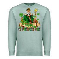 Seafoam happy st patricks day with st patricks Premium Sweatshirt - AdoDesignShop