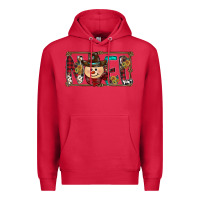 Cardinal noel snowman christmas Premium Hoodie - CowhideDigitalArt