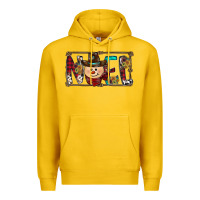 Lemon noel snowman christmas Premium Hoodie - CowhideDigitalArt