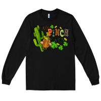 Black un pinch able St. Patrick's Long Sleeve Tee - FaDigitalArtStudio