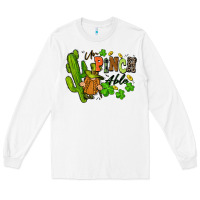 White un pinch able St. Patrick's Long Sleeve Tee - FaDigitalArtStudio