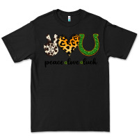 Black Peace Love Luck Premium Tee - Jasminsmagicworld
