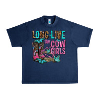 Navy long live the cowgirls olivia Urban Heavy Tee - OliviaCreatesArt