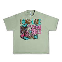 Oil Green long live the cowgirls olivia Urban Heavy Tee - OliviaCreatesArt
