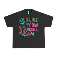 Pigment Black long live the cowgirls olivia Urban Heavy Tee - OliviaCreatesArt