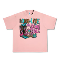Salmon long live the cowgirls olivia Urban Heavy Tee - OliviaCreatesArt