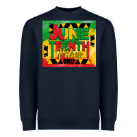 Navy juneteenth vibes only tumbler Heavyweight Sweatshirt - BarkalooDesign