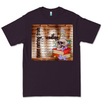 Plum never retring from reading Premium Tee - TumblerDesignByShophia