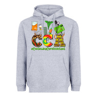 Heather Grey cca  countinuing care assistant juneteenth Heavyweight Hoodie - AdoDesignShop