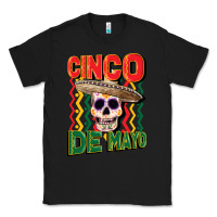 Black cinco de mayo with skull Classic Tee - CowGirlArtShop