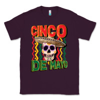 Plum cinco de mayo with skull Classic Tee - CowGirlArtShop