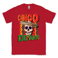 Red cinco de mayo with skull Classic Tee - CowGirlArtShop