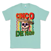Seafoam cinco de mayo with skull Classic Tee - CowGirlArtShop
