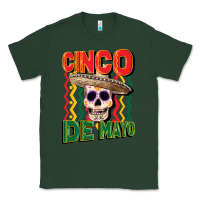 Sports Green cinco de mayo with skull Classic Tee - CowGirlArtShop