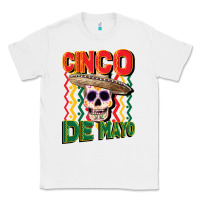 White cinco de mayo with skull Classic Tee - CowGirlArtShop