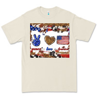 Bone peace love america Premium Tee - TumblerDesignByShophia