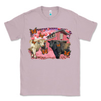 Lilac Valentine's day barn and black angus with charolais Classic Tee - RanaPortraitStore
