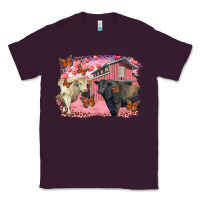 Plum Valentine's day barn and black angus with charolais Classic Tee - RanaPortraitStore