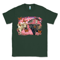 Sports Green Valentine's day barn and black angus with charolais Classic Tee - RanaPortraitStore
