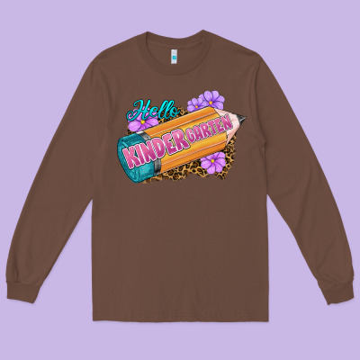 Kinder Garten Long Sleeve Tee Designed By Ranaportraitstore